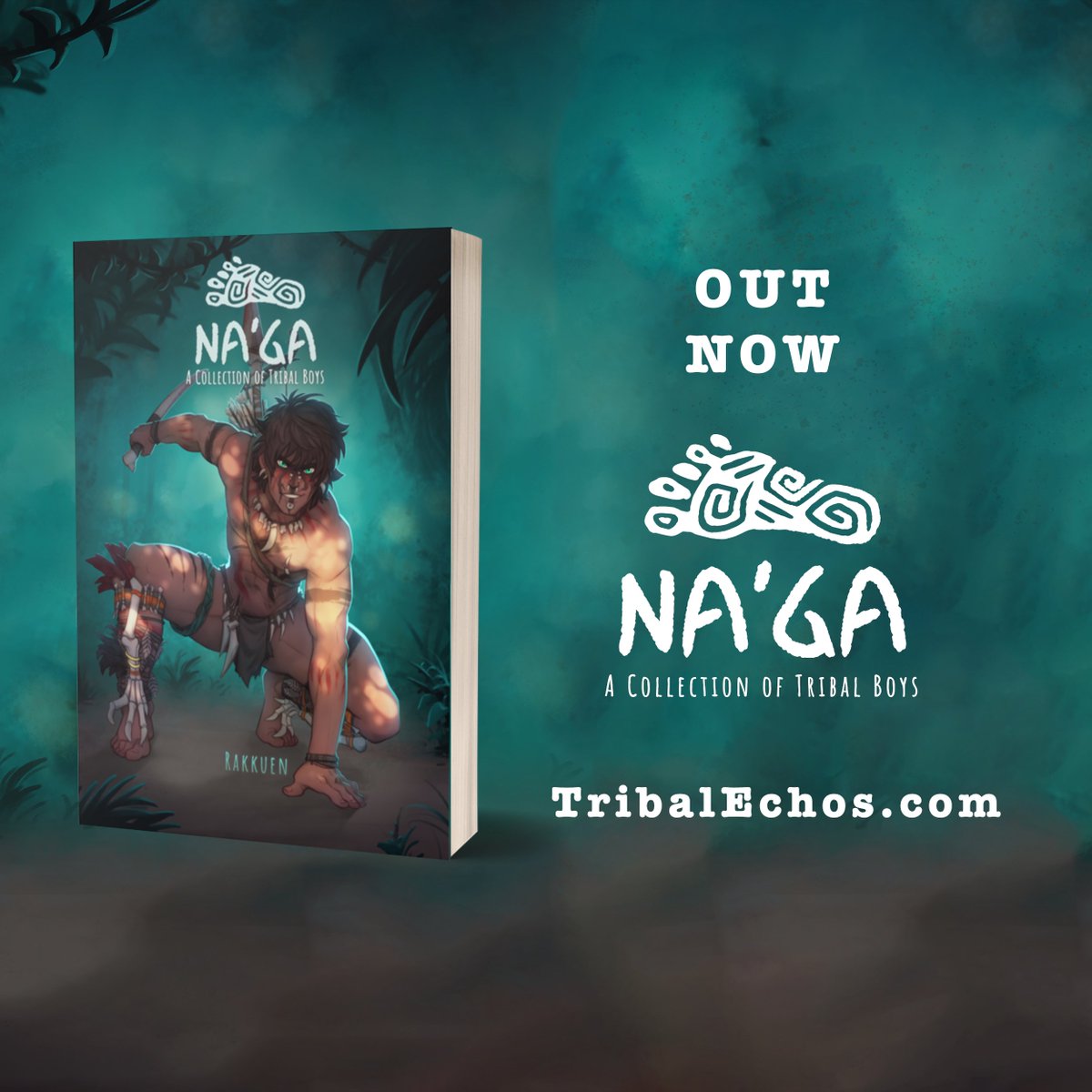 SirRakkuen's tweet image. Na’ga: A Collection of Tribal Boys
A 200+ page art book of gay primal men, with illustrations by over 60 artists!
Now available on Amazon
amzn.to/3PbBt9G
Signed copies and posters and posters are also available! Visit TribalEchos.com to order!
