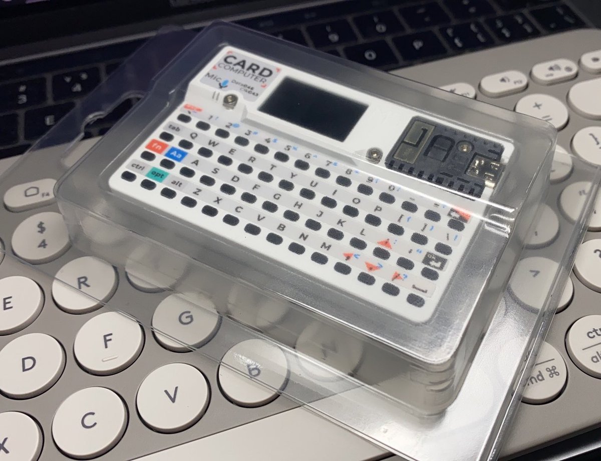 M5Stack's tweet photo. Cardputer packaging ing https://t.co/hfjlEiAv5B