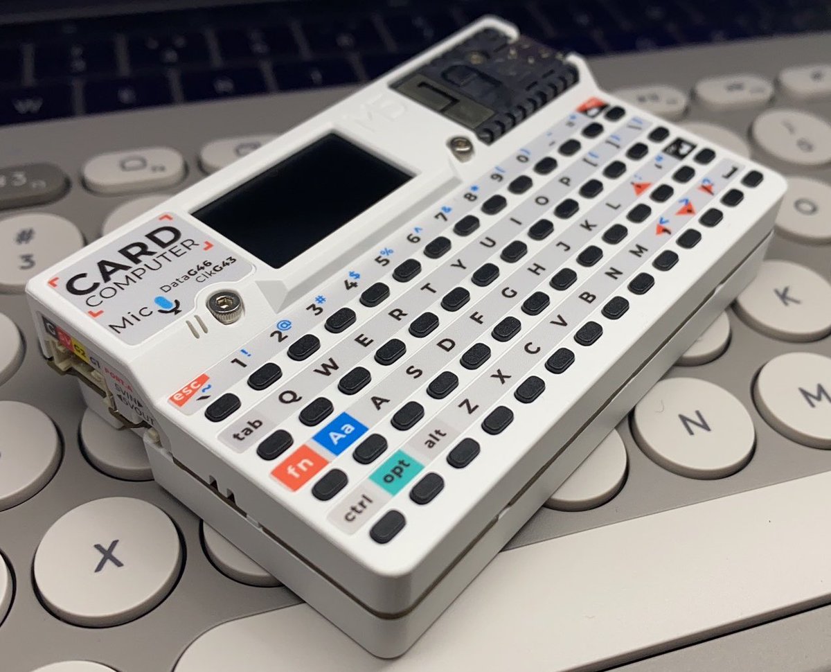 M5Stack's tweet photo. Cardputer packaging ing https://t.co/hfjlEiAv5B