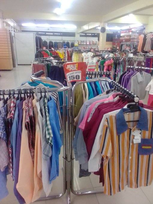 msatomedia's tweet image. Do you want to Purchase Clothes? Then visit Buruburu and other Tuskys branches Countrywide and get Clothes from Men, Women and Kids. 
@TuskysOfficial 
#qualityclothes
#bestprices
Visit Tuskys Supermarket Countrywide to Purchase Clothes of Your Choice.