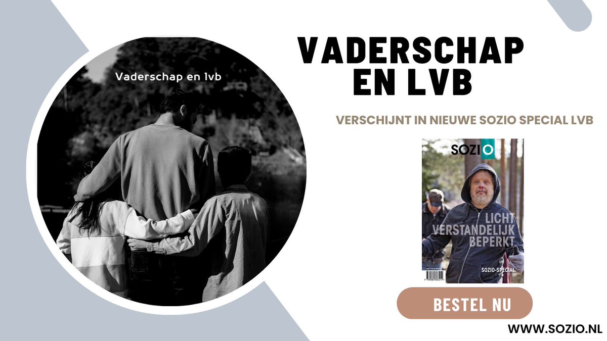 vakblad_Sozio's tweet image. Betekenisvol vaderschap en opvoeden door vaders met een licht verstandelijke beperking. Dit wordt o.a. besproken in het nieuwe nummer van Sozio. 

swpbook.com/2594

#vaderschap #lvb #sozio