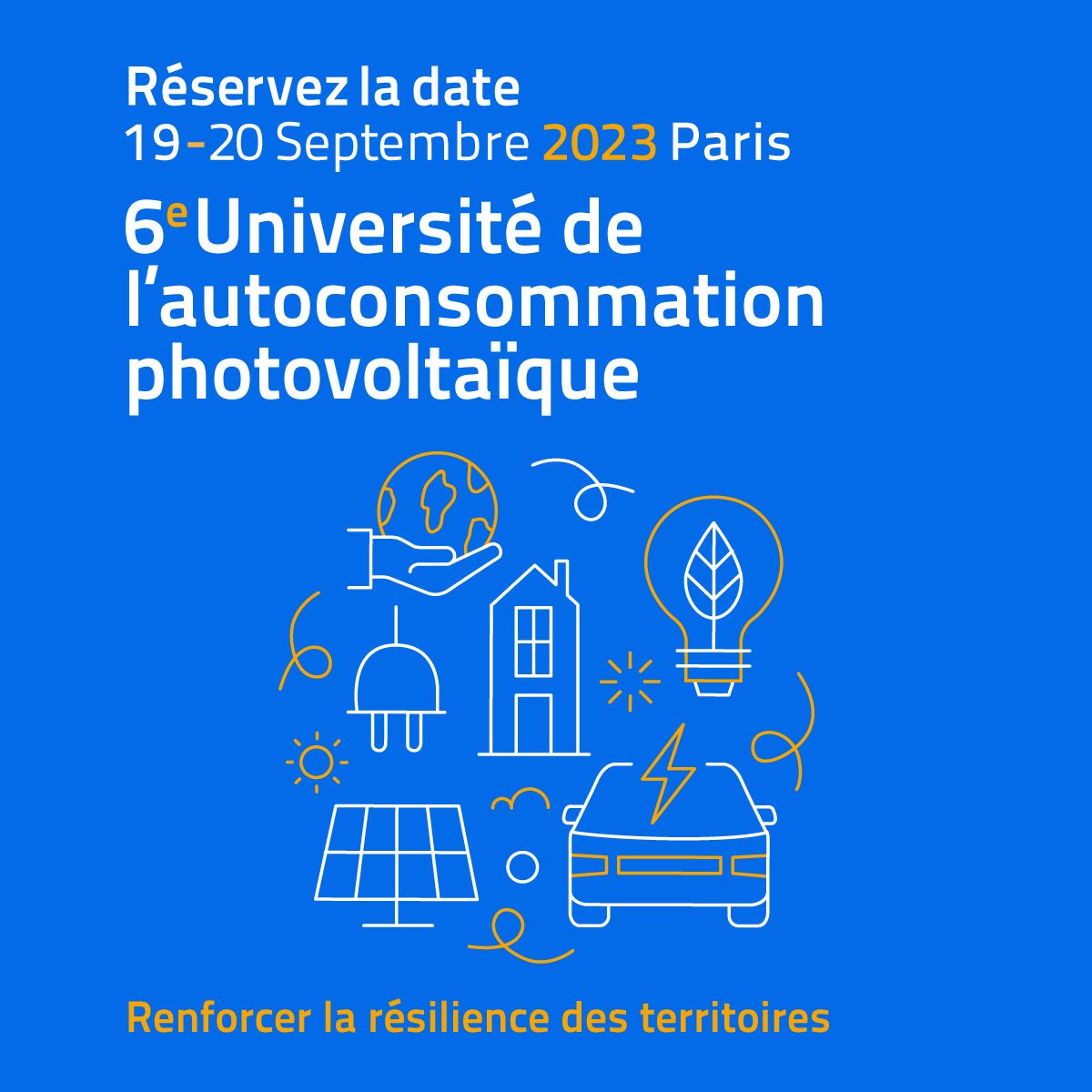 La 6e Université de l'autoconsommation photovoltaïque démarre bientôt : rendez-vous les 19 et 20 septembre 2023, à Espace Saint-Martin de Paris.

Pour vous inscrire : universite-autoconsopv.fr/fr/

BePOSITIVE est partenaire de l'événement organisé par <a href="/ENERPLAN/">ENERPLAN</a>.