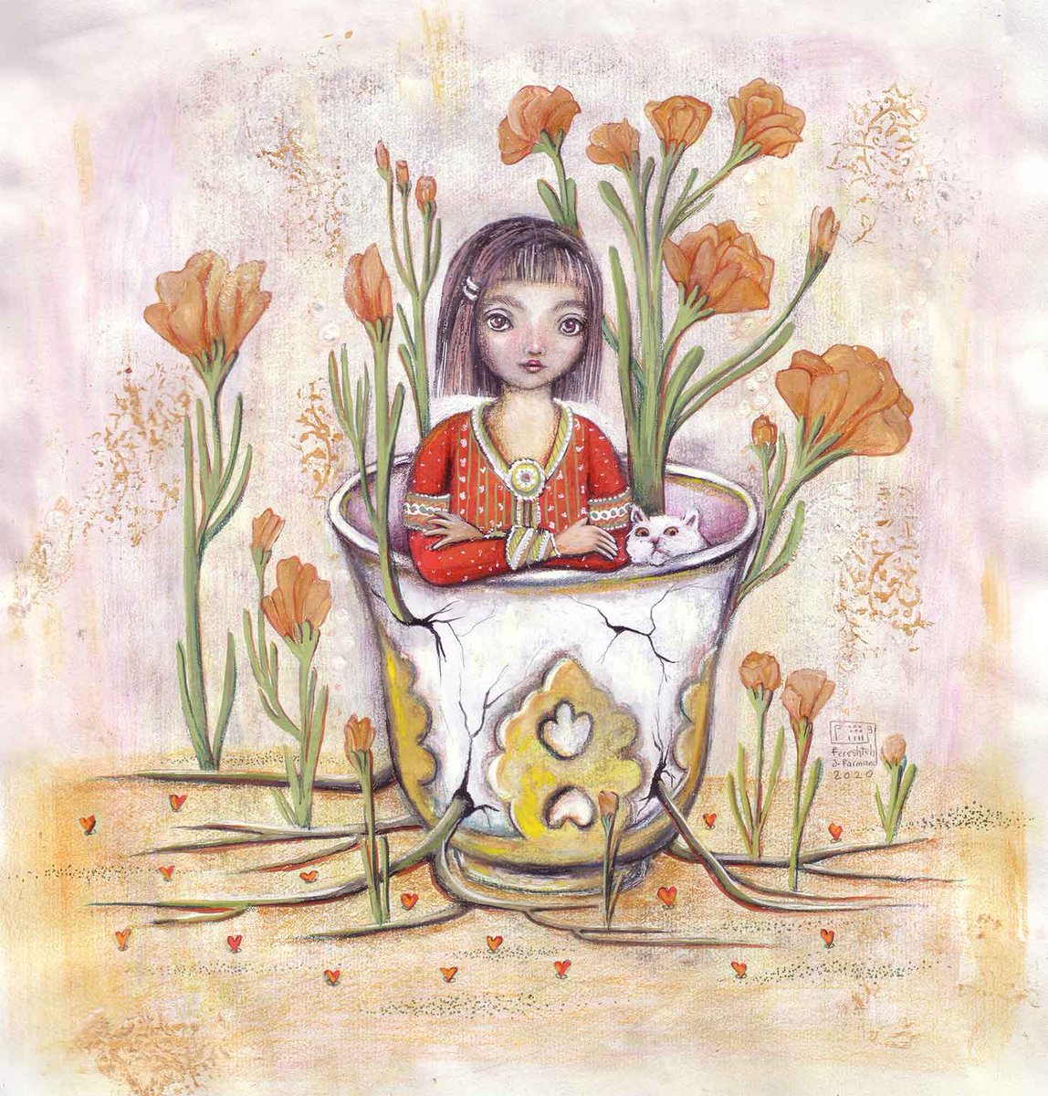 Gm! Happy Friday!❤

𝗚𝗶𝗿𝗹𝘀 𝗜𝗻 𝗟𝗼𝘃𝗲#6
Mixed media on paper
Owner <a href="/Rageoverrun/">Rageoverrun</a>

#xrey <a href="/reydotxyz/">REY</a>