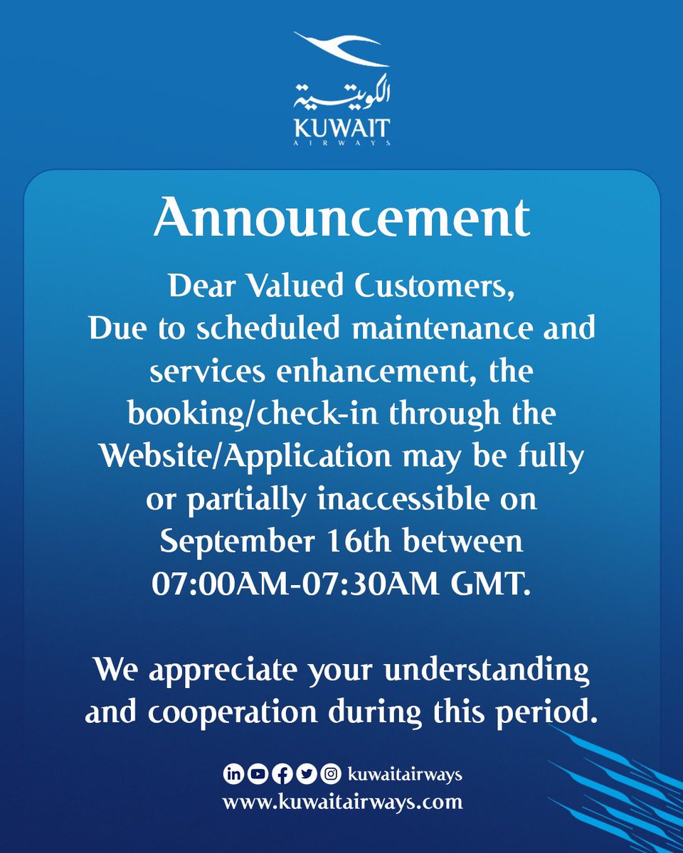 Kuwait Airways tweet media