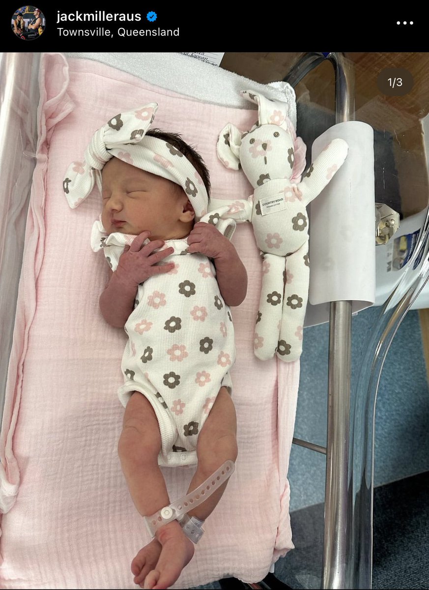 KTM_Racing's tweet photo. Pip is here! Congratulations to @jackmilleraus and Ruby on the arrival of their beautiful little girl. We can’t wait to meet her! 🥰🍼🩷 https://t.co/Zfo6hArYEh