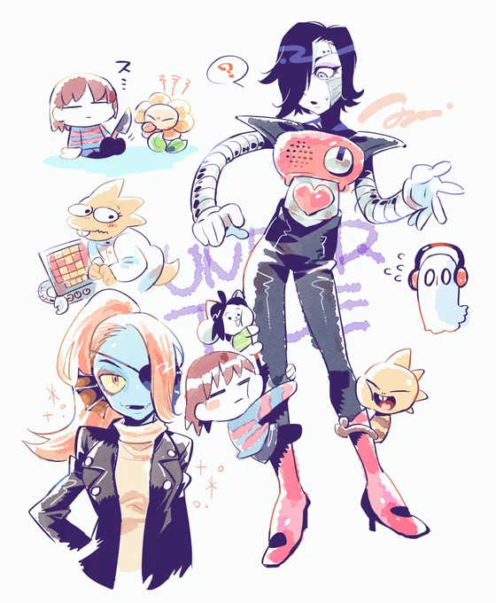 UNDERTALE8周年おめでとう～ これはかこのえ