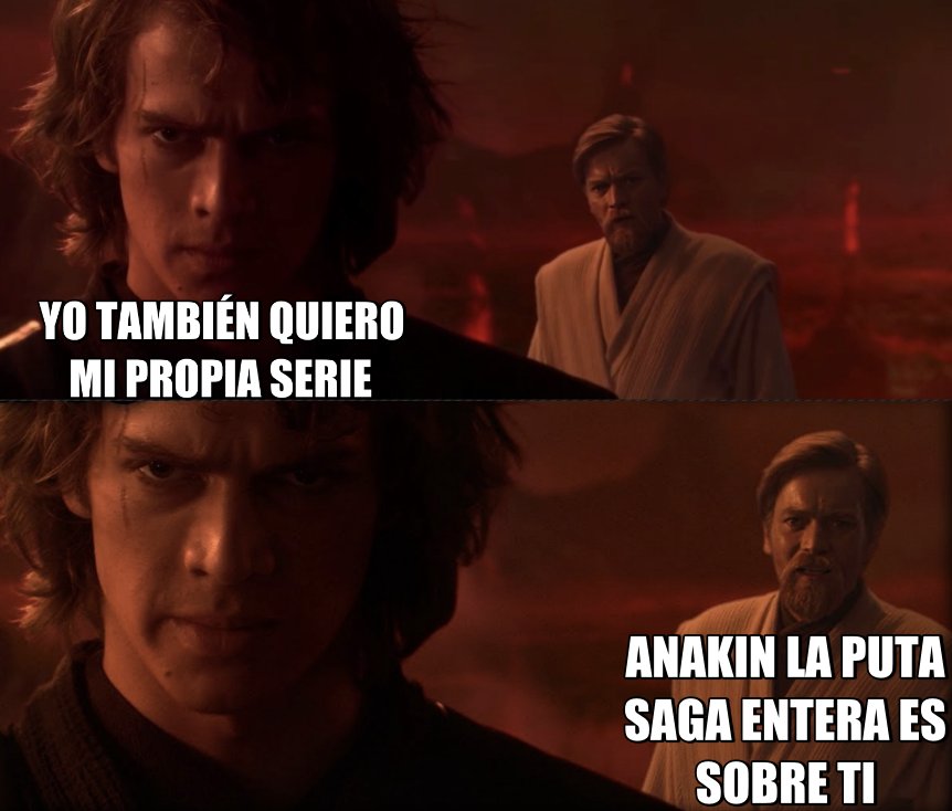 Fogeleon_X5's tweet photo. La gente volviendo a pedir una serie de Darth Vader 😭 https://t.co/bg7g8CdxU1