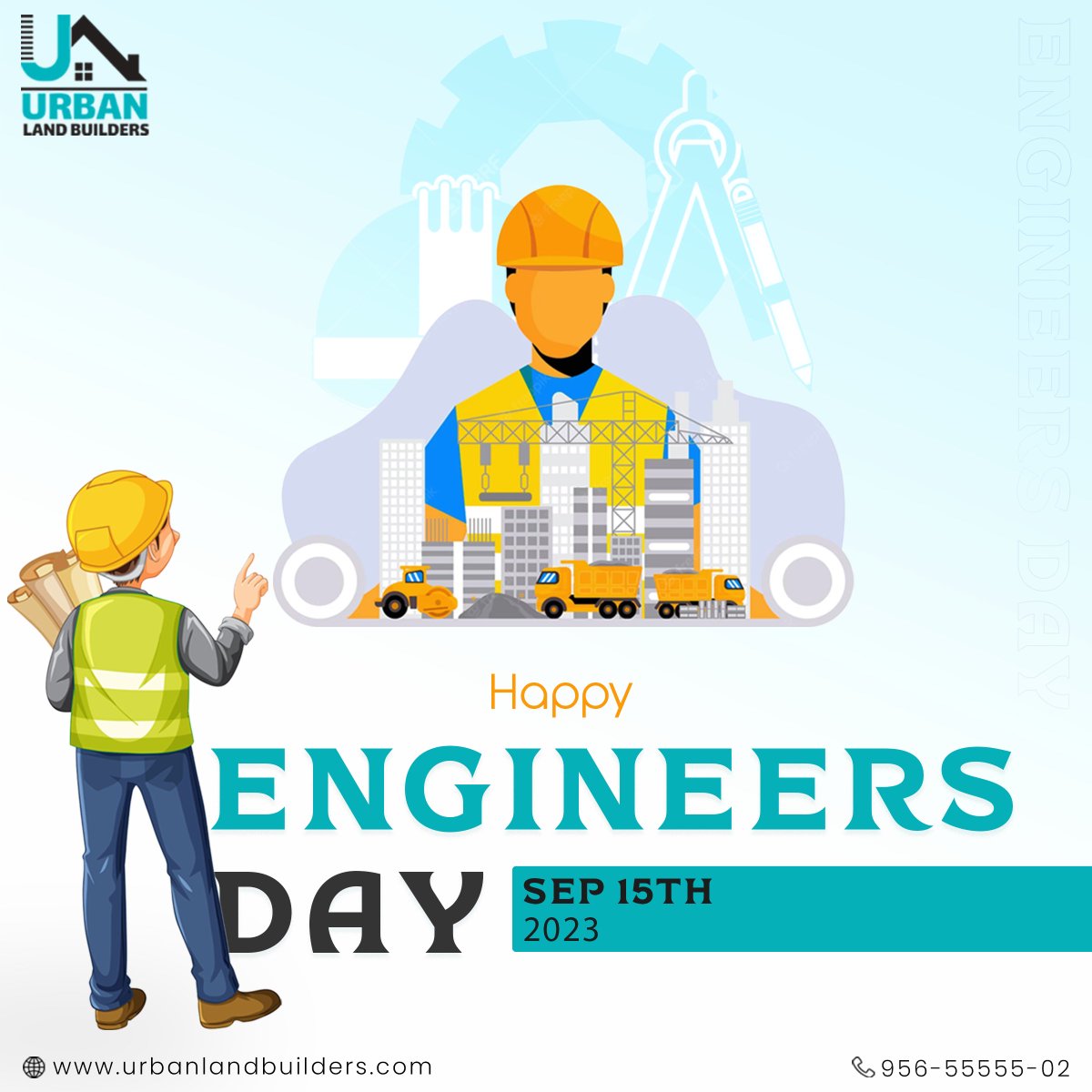 Happy Engineers' Day to all the creative minds who turn dreams into reality through innovation and technology! Wishing all the engineers a day filled with inspiration, innovation, and success. Happy Engineers' Day!'

#engineersday #engineeringinnovation #urbanlandbuilders #kharar
