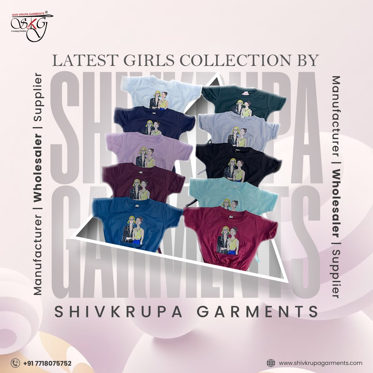 Introducing our latest collection of Wholesale Tops for kid girls by Shivkrupa Garments. 📷 connect at 7718075752, info@shivkrupagarments.com. #kidfashion #fashionforkids #affordablefashion #shopnow #kidswear #girlstopcollection #shivkrupagarment #wholesaletop #wholesaleshopping