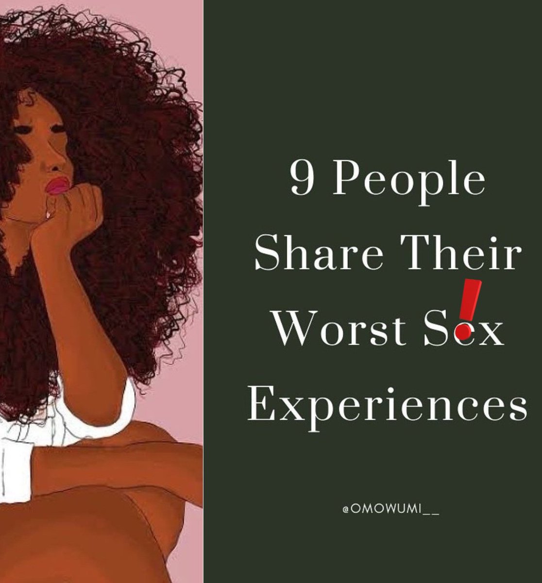 9 people share their embarrassing & w0rst s€xx experiences😭🍿 Thread 🧵