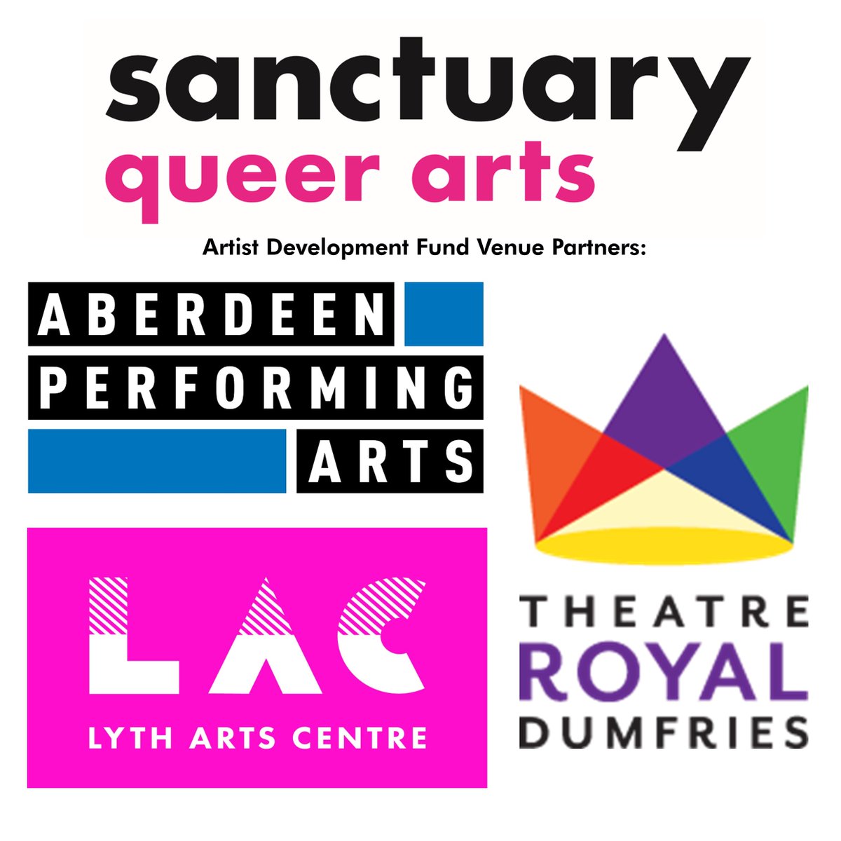 Still time to apply for Artist Development Fund - £2k + bespoke support for a new idea! Very proud to be partnering with @TheatreRoyalDum @LythArtsCentre and @APAWhatsOn DEADLINE 12noon Friday 22nd September! sanctuaryqueerarts.com/artist-develop… #sanctuaryqueerarts #creativescots