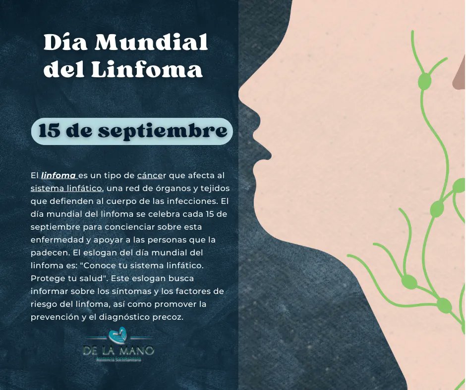 El eslogan del día mundial del linfoma es: 'Conoce tu sistema linfático. Protege tu salud' El linfoma es un tipo de cáncer que afecta al sistema linfático, una red de órganos y tejidos que defienden al cuerpo de las infecciones #DíaMundialdelLinfoma #RT @vencerelcancer @GEPAC_