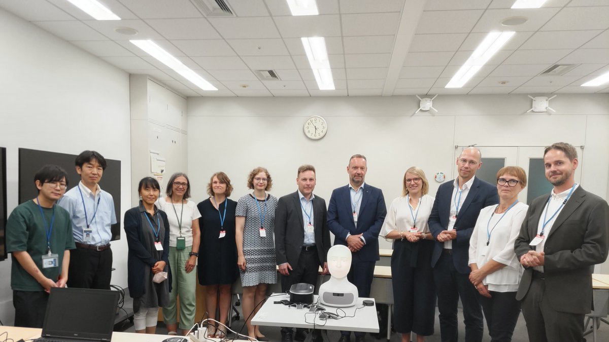 pkjokinen (@pkjokinen) on Twitter photo Enjoyed the visit by <a href="/Folkhalsan/">Folkhälsan</a> from @Finland to #AI #ResearchCenter (AIRC) at <a href="/AIST_EN/">AIST</a>: presentations of <a href="/eVITA_coach/">e-VITA EU Japan Virtual Coach for Smart Ageing</a> <a href="/misawa_homes/">ミサワホーム株式会社</a> and inspiring discussions on #wellbeing #trustworthyai #socialrobots #smarthomes Enjoyed the visit by <a href="/Folkhalsan/">Folkhälsan</a> from @Finland to #AI #ResearchCenter (AIRC) at <a href="/AIST_EN/">AIST</a>: presentations of <a href="/eVITA_coach/">e-VITA EU Japan Virtual Coach for Smart Ageing</a> <a href="/misawa_homes/">ミサワホーム株式会社</a> and inspiring discussions on #wellbeing #trustworthyai #socialrobots #smarthomes