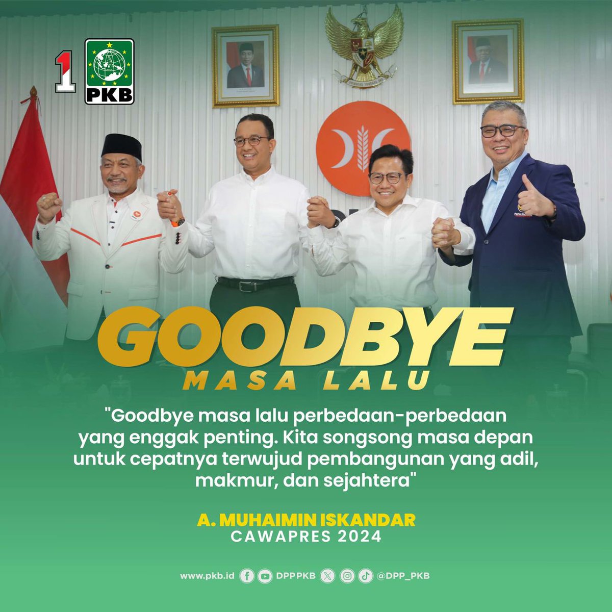 DPP_PKB's tweet photo. Perbedaan ideologi tak jadi masalah. Gus Imin satukan PKB - PKS di Pilpres 2024. 

#GusIminPemimpinKomunikatif
#AniesMuhaimin2024 https://t.co/jB3wvsumUK