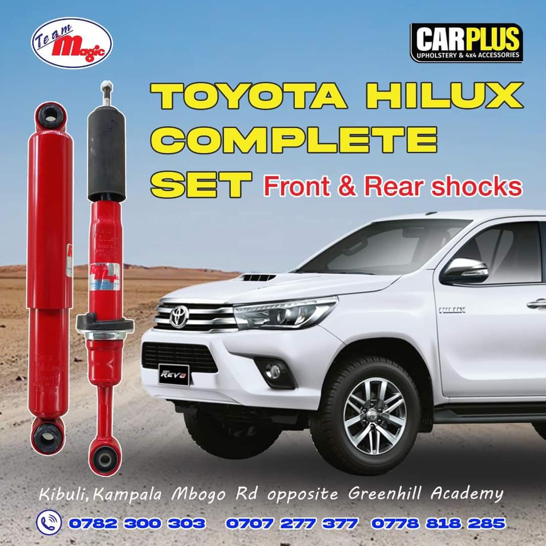 CarPlusUGANDA's tweet photo. Get your vehicle’s suspension sorted once and for all by our team of professionals.
We understand vehicle suspension systems and we offer the best set up depending on your needs.
Call us on 0782300303,0778818285,0707277377
#carplus https://t.co/qKDg3hMWc4