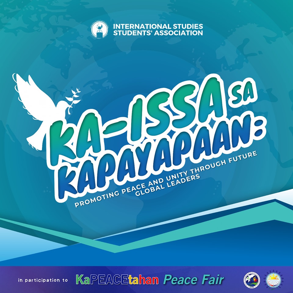 issacvsu's tweet photo. In collaboration with UNESCO Clubs Philippines and the Office of the Presidential Adviser on Peace, Reconciliation, and Unity (OPAPRU), the International Studies Students Association proudly joins https://t.co/SsjD8vA21E