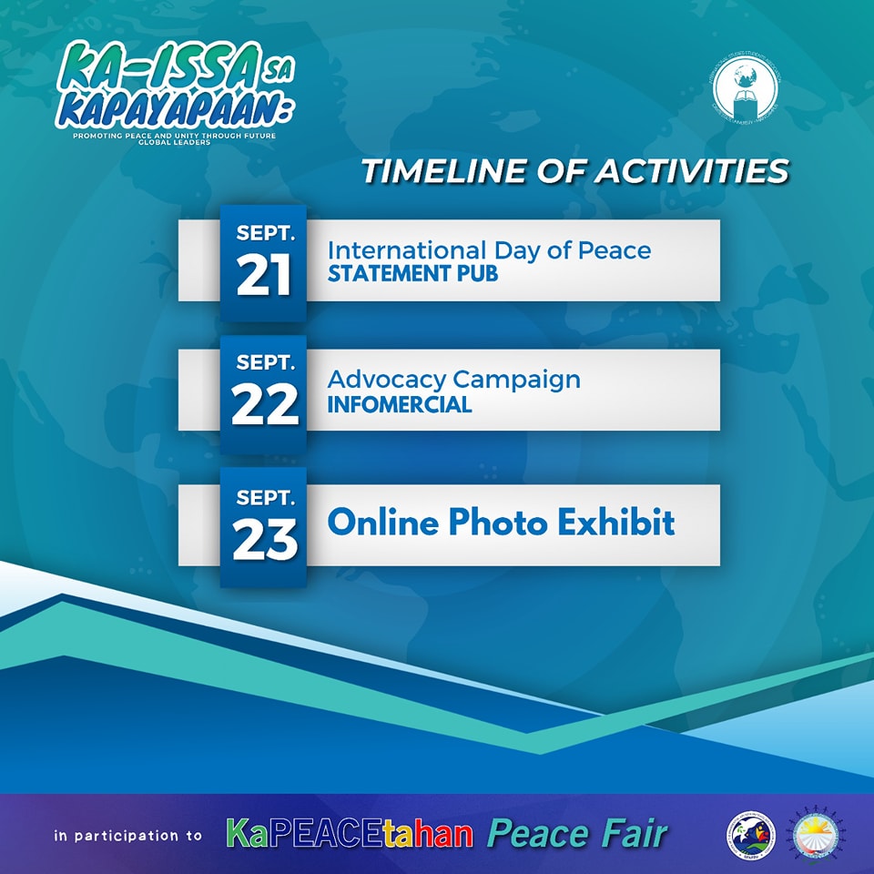 issacvsu's tweet photo. In collaboration with UNESCO Clubs Philippines and the Office of the Presidential Adviser on Peace, Reconciliation, and Unity (OPAPRU), the International Studies Students Association proudly joins https://t.co/SsjD8vA21E