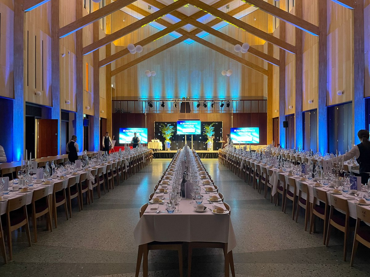 A brilliant night at <a href="/HomertonEvents/">Homerton Events</a> for the <a href="/businessweekly/">Business Weekly</a> awards.  It was a full production from our team for this prestigious event, and we were honoured to be involved! #BusinessWeeklyAwards #AudioVisual #Events #EventProduction