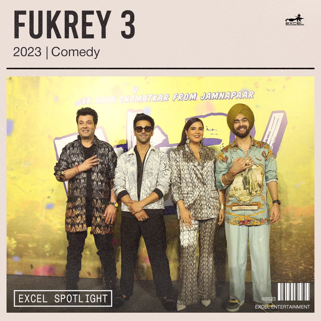 excelmovies's tweet photo. #Fukras spotted in Dilli #Fukrey3
@PulkitSamrat @varunsharma90 @OyeManjot @TripathiiPankaj @RichaChadha @MrigLamba @ritesh_sid @FarOutAkhtar @vipulhappy #AmalenduChaudhary @j10Kassim @vishalrr @chouhanmanoj82 @AAFilmsIndia @ZeeMusicCompany https://t.co/homqPXQhht