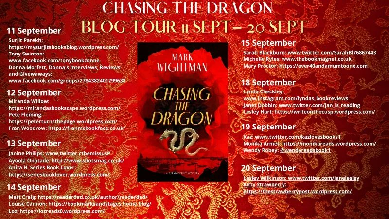 minnowmep's tweet photo. AD sent for review for @HobeckBooks: Chasing the Dragon by @mark_wightman is a gripping historical crime novel set in Singapore in 1940. It's one I have thoroughly enjoyed reading - find out more over on the blog https://t.co/P2l4115V3r #chasingthedragon #markwightman https://t.co/y3HqVZRXy6