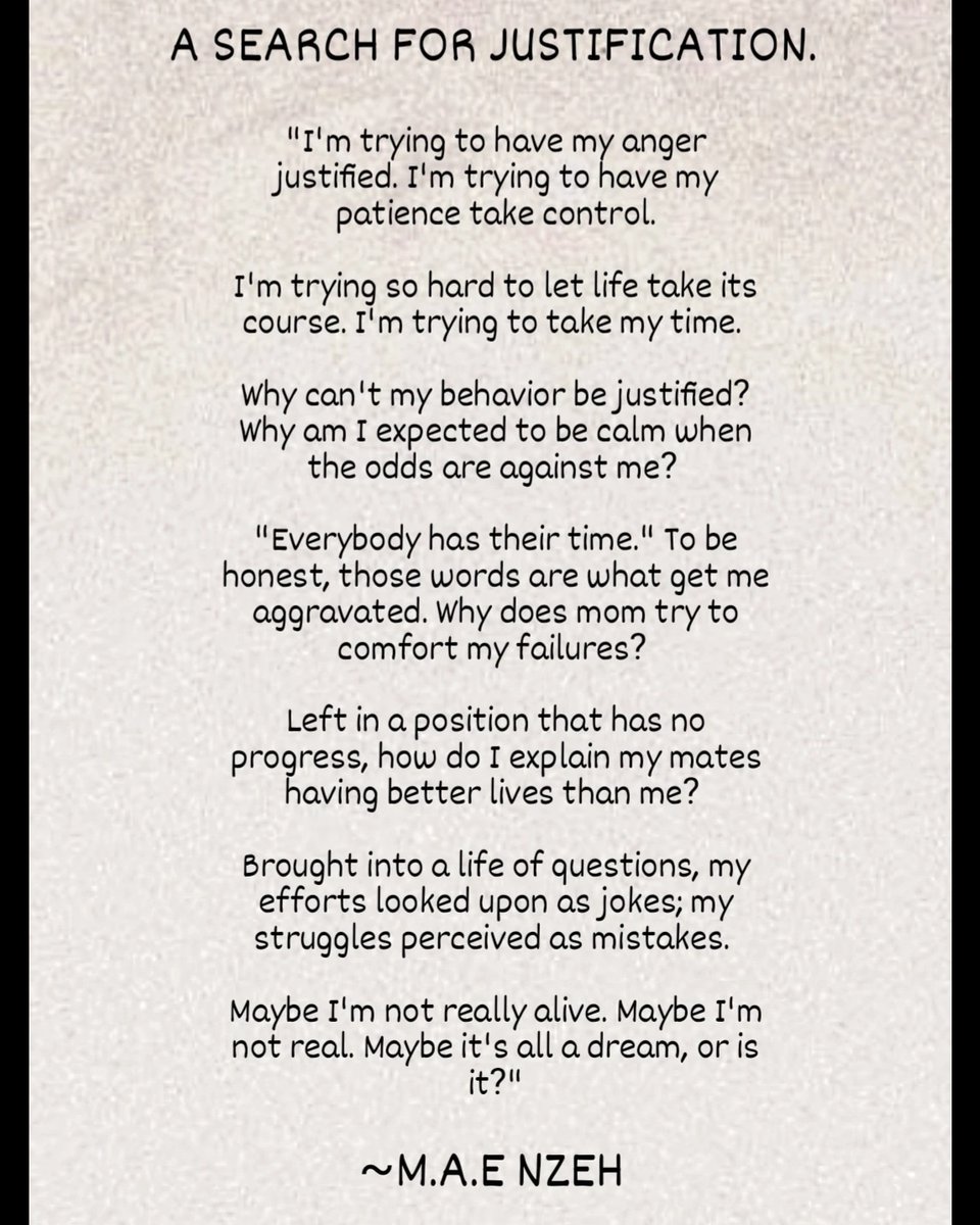 MichaelNzeh3's tweet photo. *Justification*
#newwriter #newwriting #newwrite https://t.co/nYQPQhpQ7F
