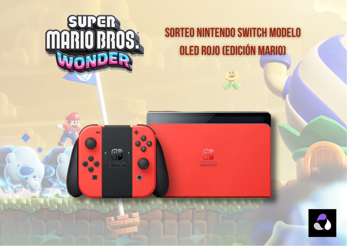 AlfaBetaJuega's tweet photo. 🔥SORTEO

¿Quieres una Switch OLED (edición Mario) de @NintendoES?

1️⃣RT
2️⃣Síguenos
3️⃣Responde al tweet con #MarioMaravilla y dinos lo que más te sorprendió del Super Mario Bros. Wonder Direct o qué piensas que puede pasar al coger una Flor Maravilla

🕛Hasta 23:59
📍Solo España https://t.co/di1EUlvxlg