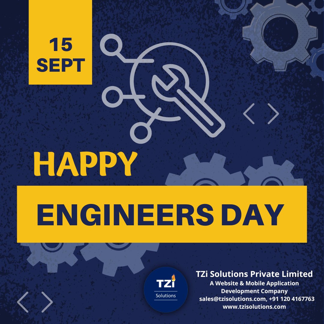 tzisolutions's tweet photo. 🛠️ Happy Engineer's Day! 🌟

From civil to software, mechanical to electrical, and beyond, engineers make our world a better place every day. Your expertise, creativity, and passion inspire us all.

#MVisvesvaraya #EngineersDay #EngineerLife #CreativeEngineers #Engineering https://t.co/xC0mppgPpD