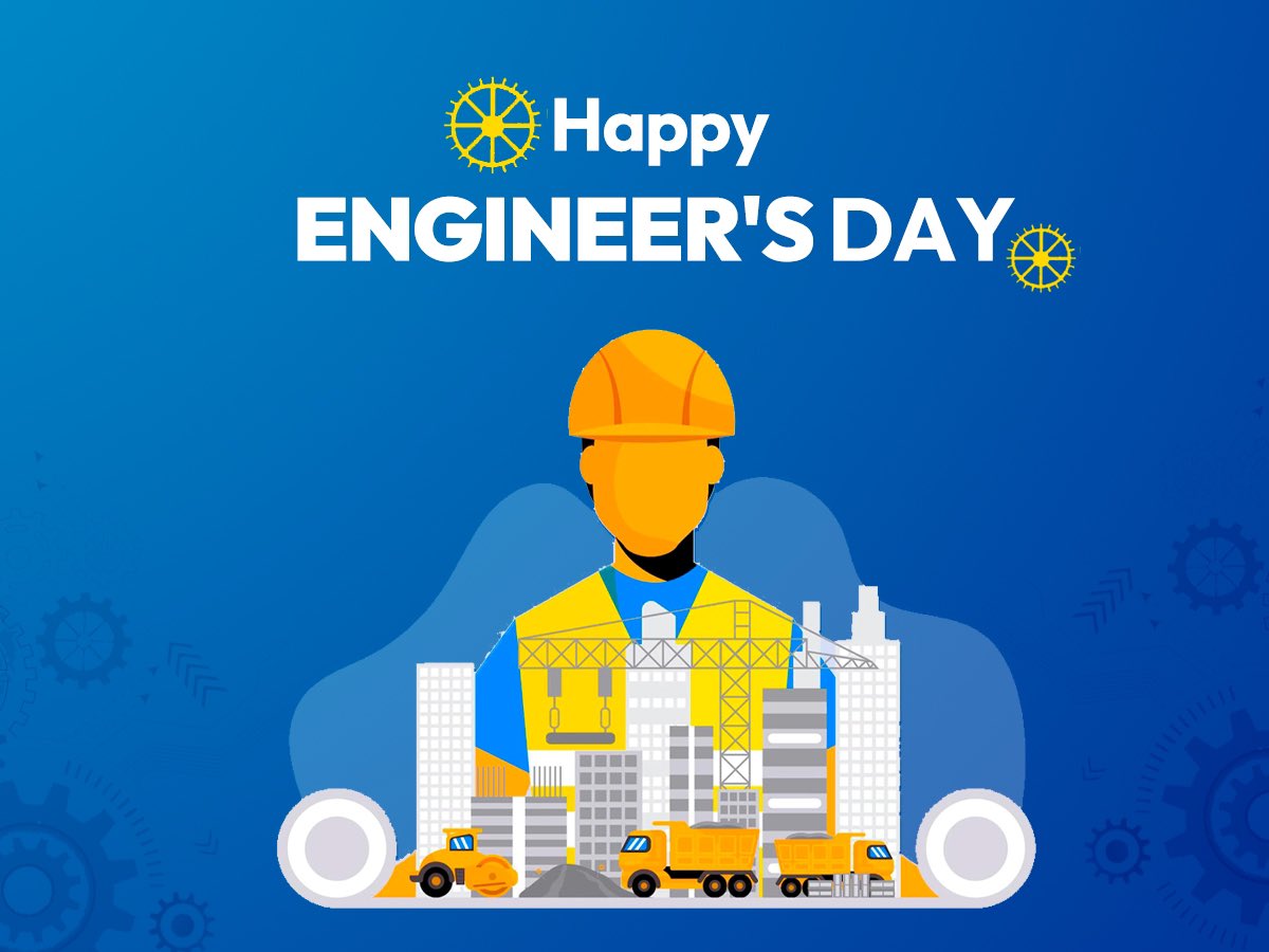Happy  #EngineersDay. I have had the privilege to work with exceptionally talented engineers throughout my career. I would like to extend my heartfelt gratitude &amp; appreciation to each &amp; every one of you. Your dedication &amp; expertise have not only made our projects successful but