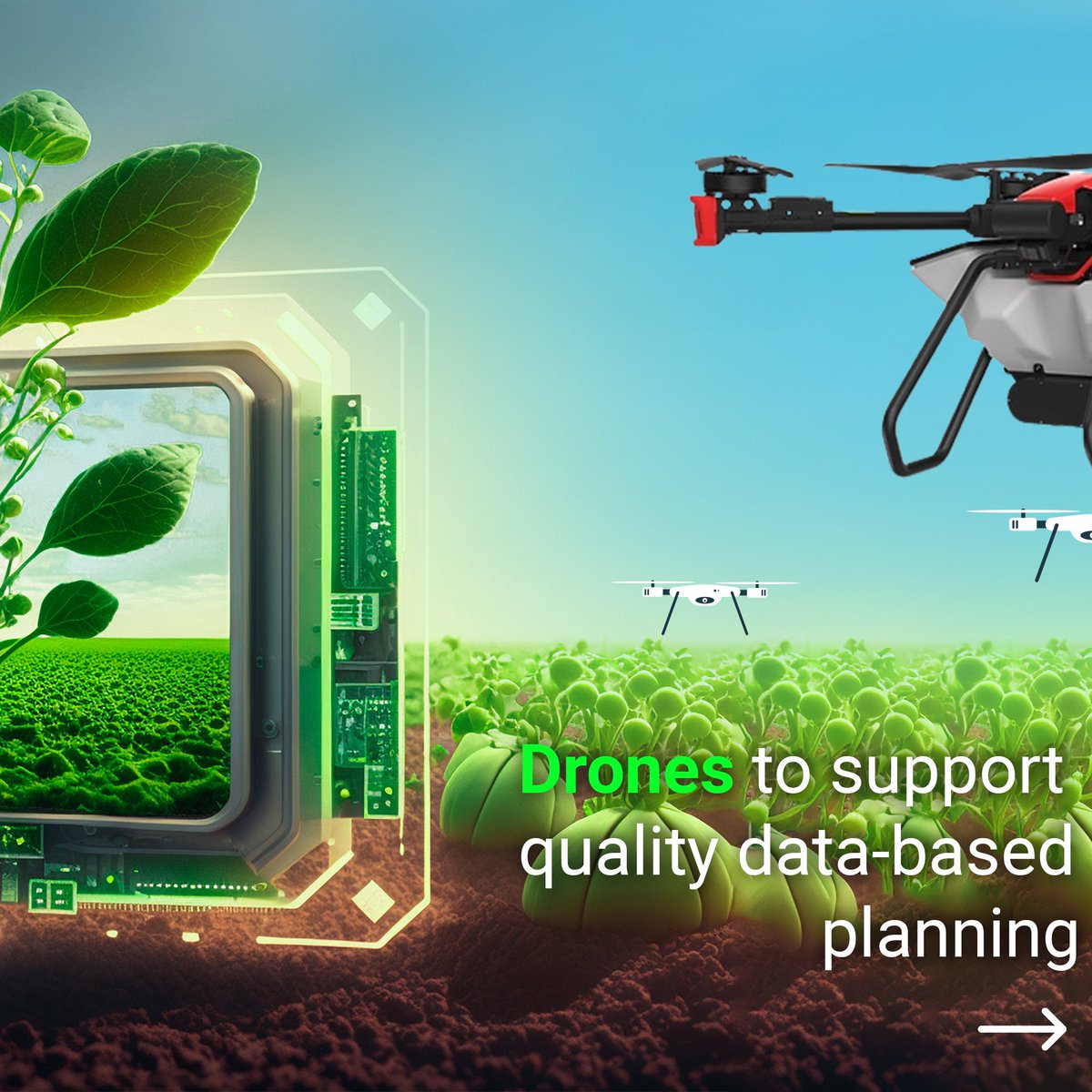 TerratechAi's tweet photo. TerraTech, an advanced AgriTech platform, is built to help the farming community boost efficiency and maximize profits. TerraTech employs advanced drones, sensors and IoT in agriculture to enhance crop quality, optimize farming operations and improve farmers' ROI.

#TerraTech https://t.co/gsj360ztal