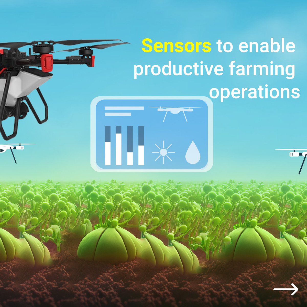 TerratechAi's tweet photo. TerraTech, an advanced AgriTech platform, is built to help the farming community boost efficiency and maximize profits. TerraTech employs advanced drones, sensors and IoT in agriculture to enhance crop quality, optimize farming operations and improve farmers' ROI.

#TerraTech https://t.co/gsj360ztal