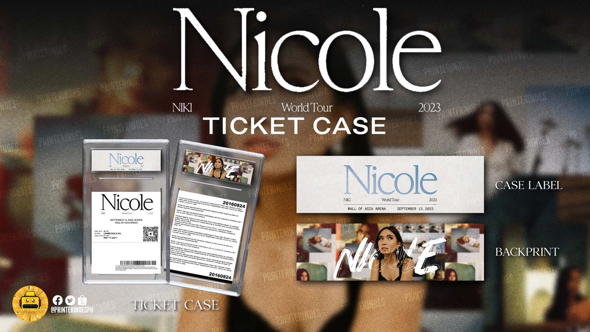 printerinoesph's tweet photo. WTS LFB TICKET CASE Nicole Niki in Manila Concert Holder Case Frame with stand

💵 ONHAND
 ₱180 COD via Shopee
https://t.co/ujrrpla4w8

✅ with stand
✅ Resealable (Self Lock) 
✅ Hard case
✅ Stickers andd Unofficial Freebie
✅ Free inner and outer sleeve https://t.co/ZCIZYXCMrX