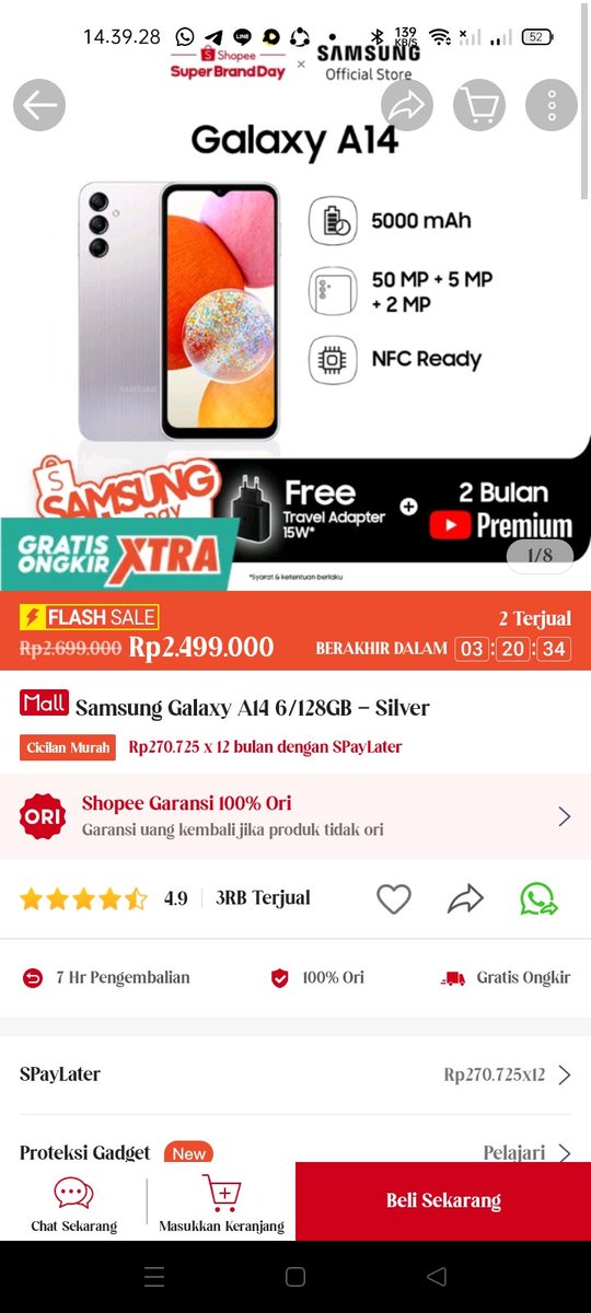 BrodieReact's tweet photo. @ShopeeID Yang ini min kepengen banget #Samsung99diShopee https://t.co/HPkekwfwoN