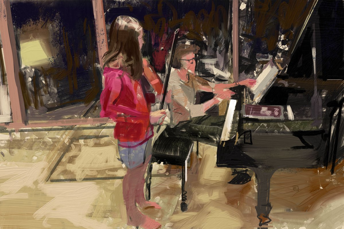 Heres the paint from below, so you can see the rebelle goodness.  It is very sensitive to resolution, gotta handle things differently. Again, done from pencils drawn from life. and how would I post this image to the previous post?