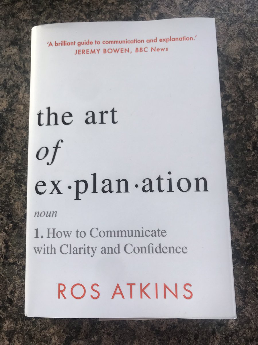 smarri00's tweet image. Look what’s just arrived! Looking forward to reading this book by the brilliant @BBCRosAtkins #explanation