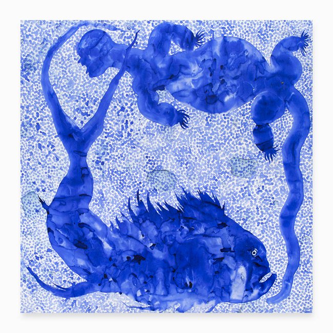 LAGORADESARTS's tweet photo. Barthélémy #Toguo / Water is a Right
Ambiance rêveuse entre ciel et mer avec ces œuvres inédites. Un univers de poissons et d’oiseaux, composé de toiles et papiers aux formes douces et fluides et aux tons bleu outremer et vert amande. Jusqu’au 7 octobre. https://t.co/cTA0xWEauL https://t.co/V3qE1edezs