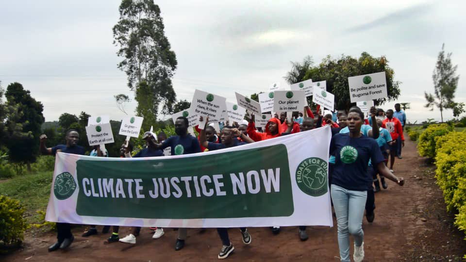 What do we want? 
- CLIMATE JUSTICE 

When do we want it? 
- NOW. 

#StopEACOP 
#NoFossilFuels #GlobalClimateStrike 
#FridaysForFuture