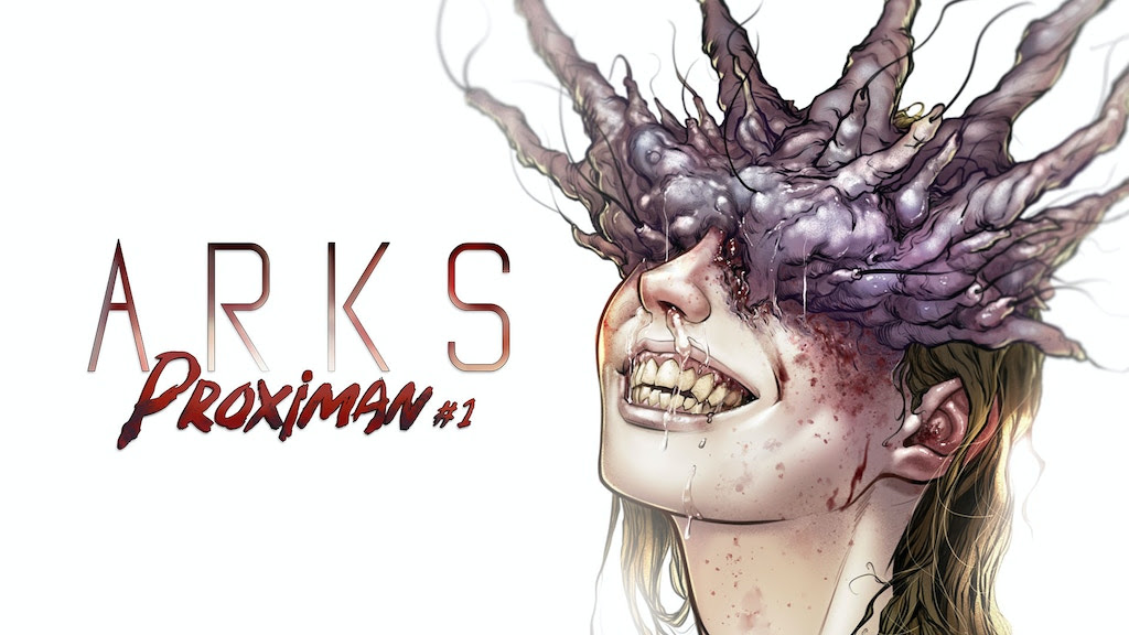 ComicCrusaders's tweet photo. We do not leave our world in spaceships. We leave in bacteria. ARKS PROXIMAN #1 by #RoryCollins #Kickstarter @ClickyW #comics #comicbooks https://t.co/M1hDlG4X92 https://t.co/5BJfVQXuv0