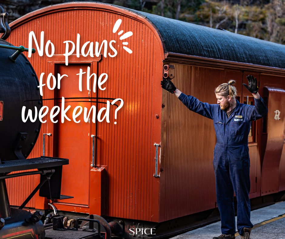 TGIF! It’s Friday afternoon and that means time to plan your weekend. 

If you’ve got nothing planned, we’ve got rare last minute tickets available. 

#Lithgow locals - take advantage of the <a href="/Visit7Valleys/">Visit Seven Valleys</a> “What’s in your Backyard?” event. 

🚂🚂

📸 Logan Spice Photography