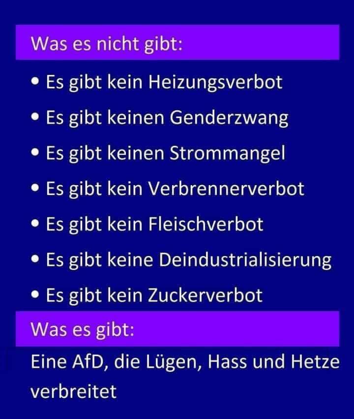 Und leider auch zu viele Menschen, die den Unsinn glauben, den diese sogenannte Alternative verbreitet.
