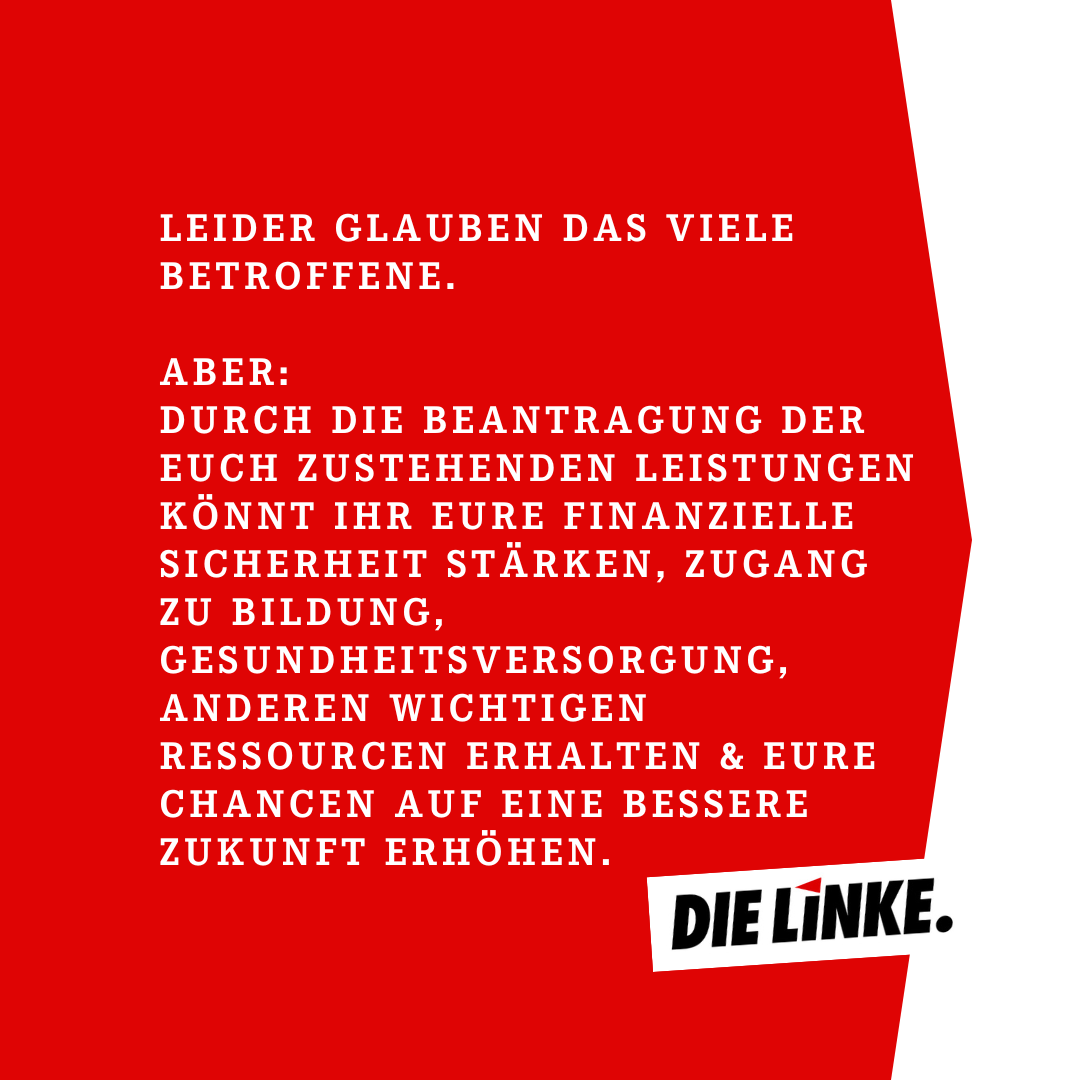Medieninternat's tweet photo. Heute wieder da: Kostenlose Hilfe bei finanziellen Engpässen! #dielinkehilft mit Infos zu ALG I+II, Mindestsicherung im Alter uvm.
Jeden Freitag, 10-13 Uhr, Berliner Str. 38 in #frankfurtoder. Gemeinsam #umsteuern https://t.co/NtJJtZBvGK