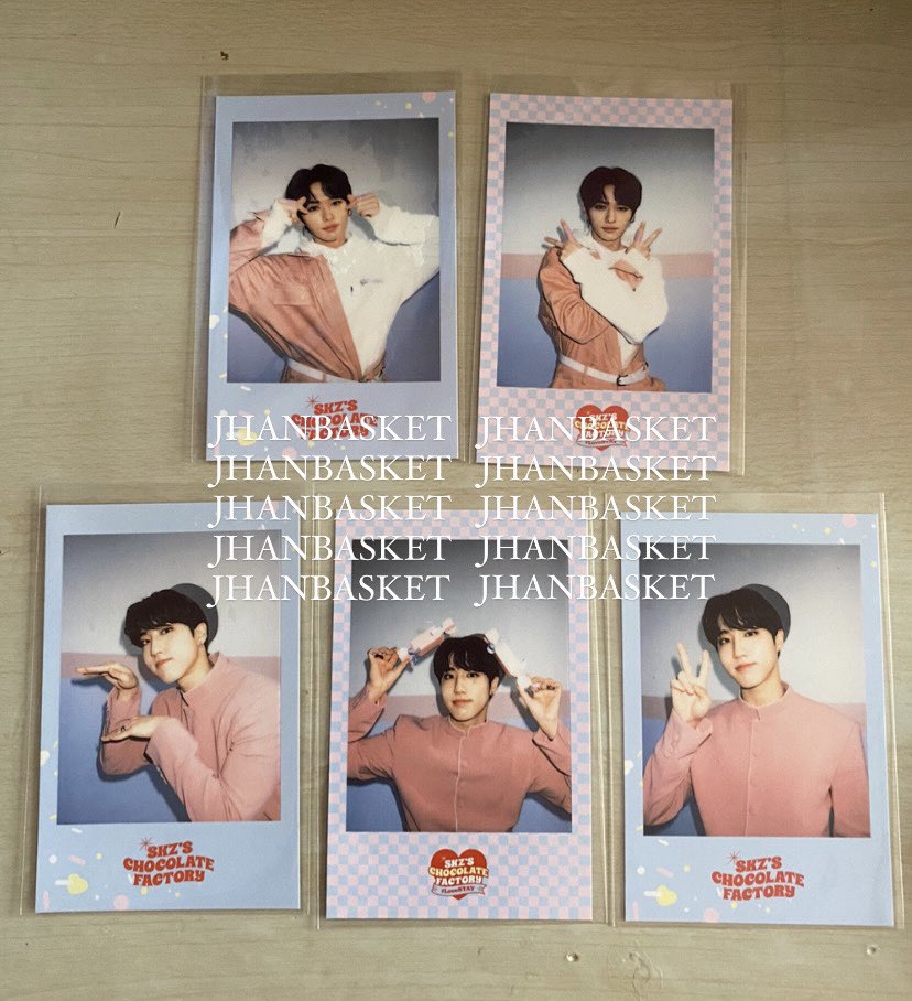 JHanBasket's tweet photo. WTS | LFB | PH ONLY 
#JHBasketSales 

♡ stray kids skz chocolate factory pola
• 450 php each

dm! 

🏷️ skz cf lee know minho han jisung pola pc polaroid photocard https://t.co/3eIQC1KCJc