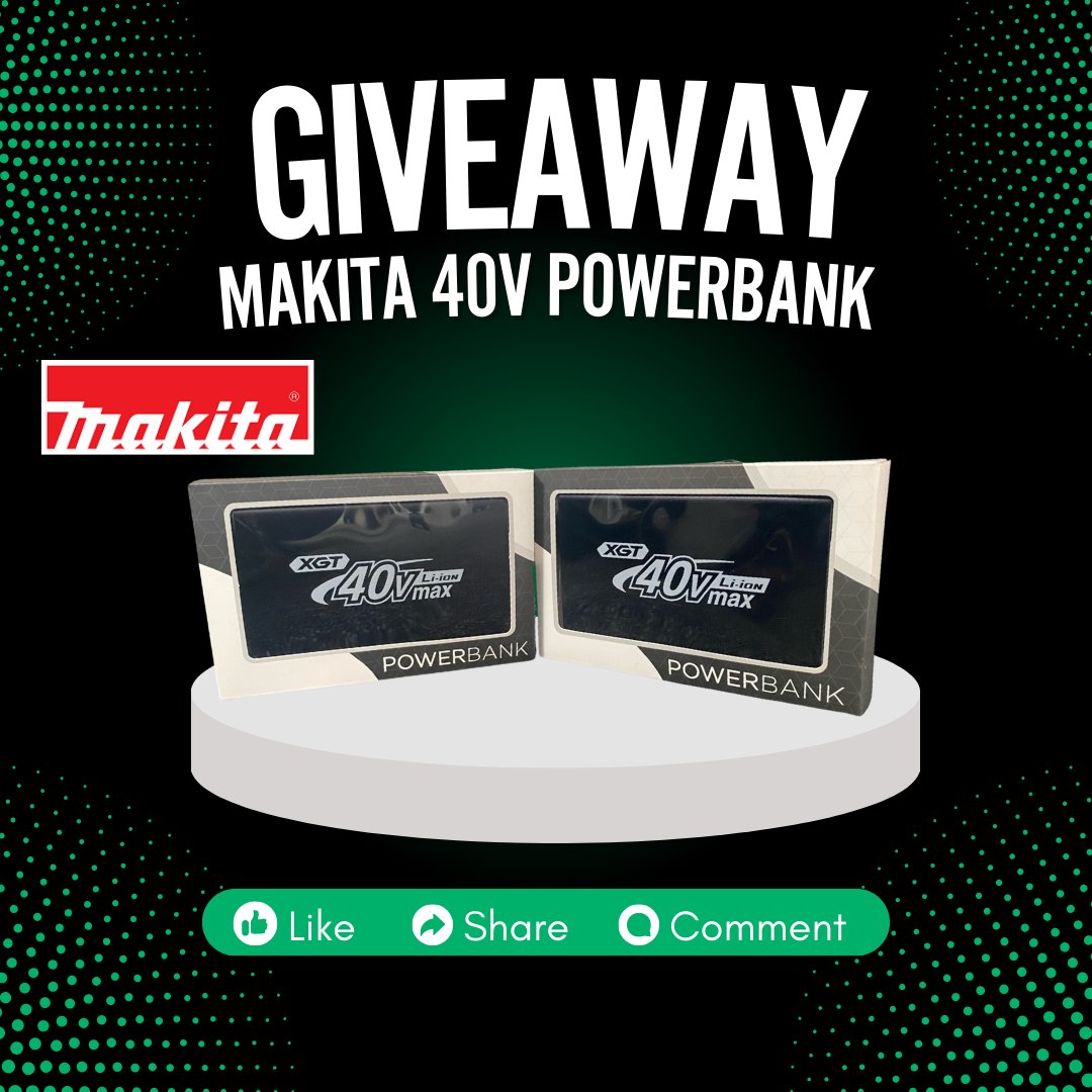🔌 @Makita CHARGER GIVEAWAY ALERT! 🔌

To enter simply like & repost this post, plus give us a follow. Entries must be located within the mainland UK. Good Luck! ⚡

#chargergiveaway #makita #40v #giveaway #staycharged #giveawayalert #protrade