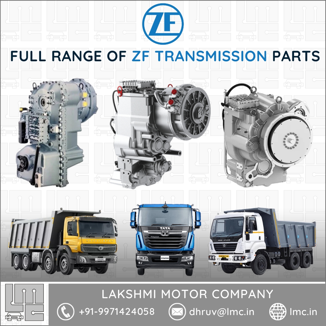 FULL RANGE OF ZF TRANSMISSION PARTS

Enquire Now👇👇👇
Lakshmi Motor Company (LMC)
🌐 lmc.in
☎ +91-9971424058
📩 dhruv@lmc.in

#lmc #lmcofficials #lakshmimotorcompany #automotive #tractorparts #ZF #transmissionparts #spareparts #tata #ashokleyland #bharatbenz
