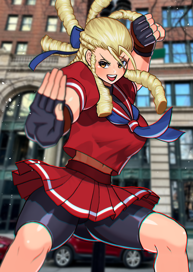 9月15日は神月かりんの誕生日！ 
#StreetFighter 
#格ゲーキャラ描こうぜ