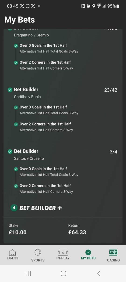 CraigBwfc30's tweet photo. @bet_with_benny Top man benny  always decent winnings betting with you 👌 https://t.co/ec86yjgwj1