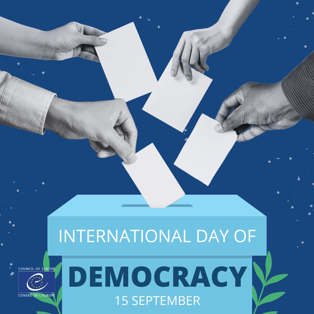 Democracy and human rights enable us to live in peace and guarantee the dignity of all people. This can only be achieved if everyone respects the principles and rules of #Democracy and #HumanRights. Relevant lifelong #education is therefore necessary. #DemocracyDay
