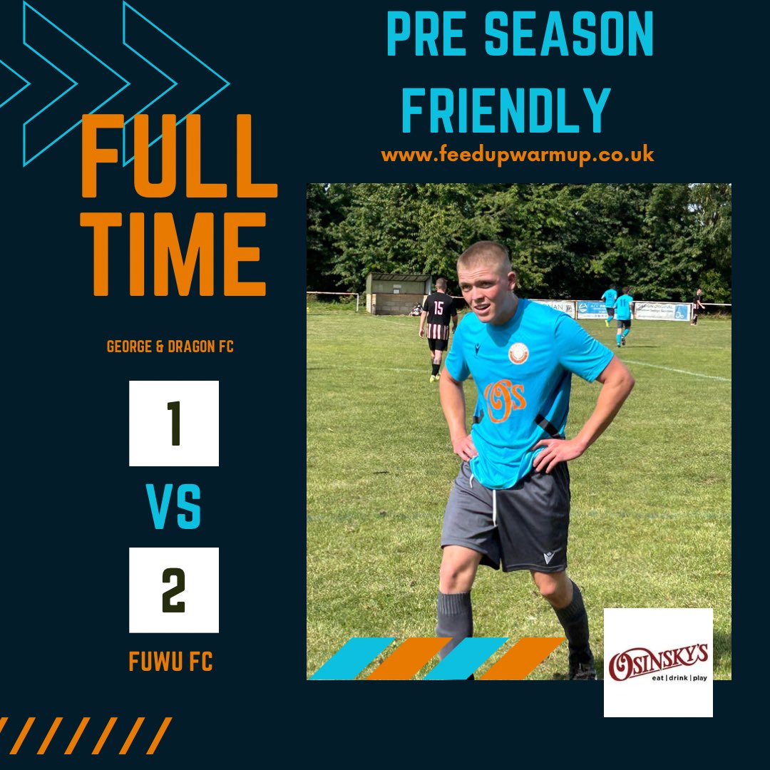 With the last of our pre season friendly done it’s time to start the season , this one finished 2-1 with Fuwu scoring all the goals #coyfuwu