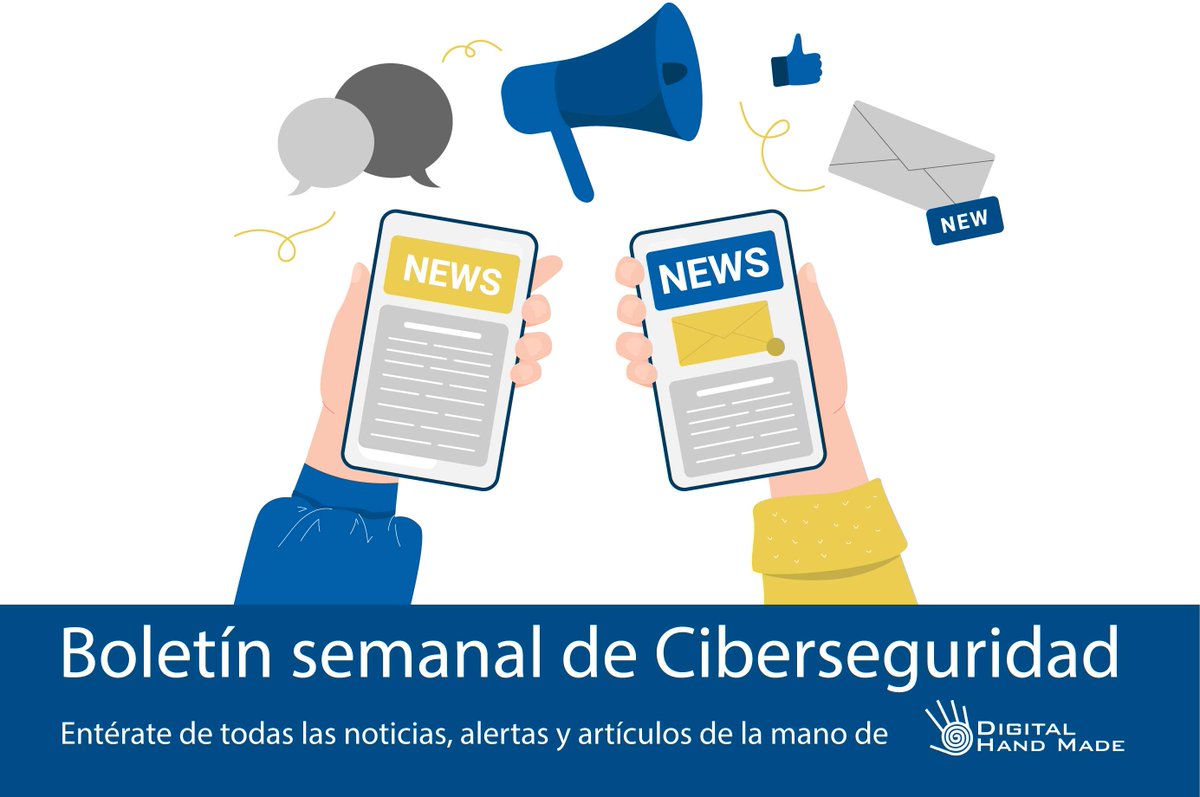 ¿Quieres estar al tanto de todo lo que se cuece en el mundo de la #ciberseguridad? Todos los viernes en tu mail....📩

Apúntate en este enlace para suscribirte.
🔽🔽🔽
lnkd.in/eCWkUV-D