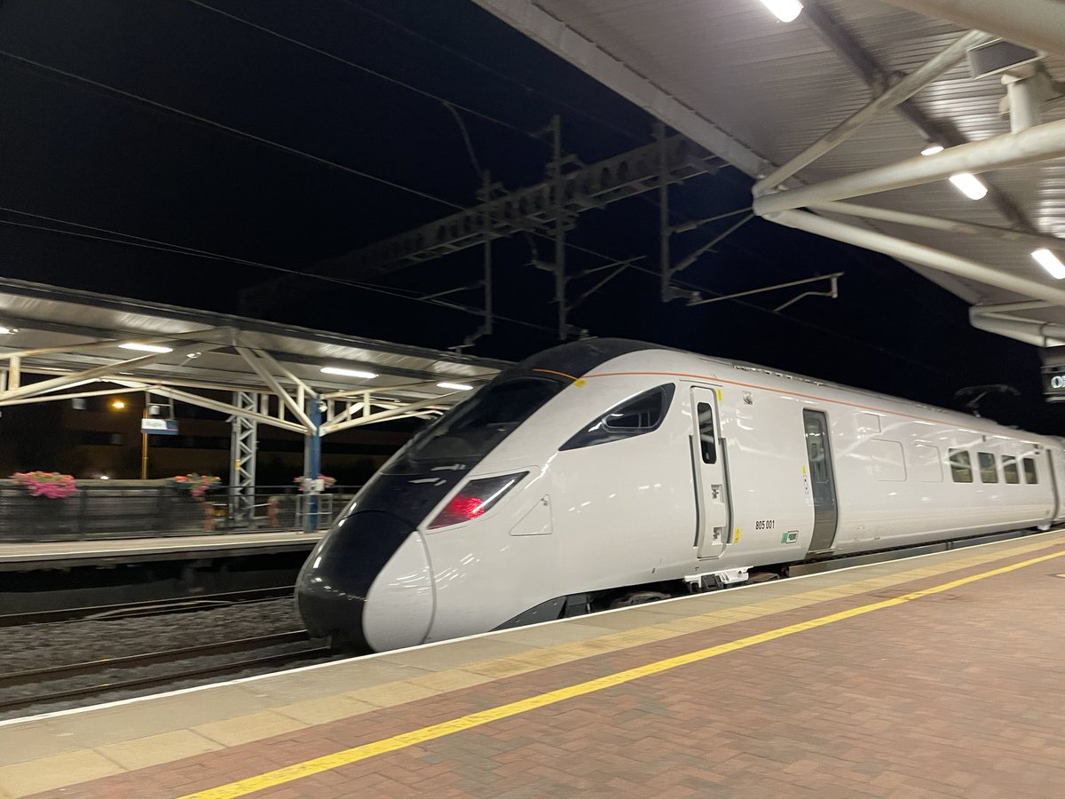 I saw this at Rugby station last week, rigged with microphones and test equipment. I’ve just twigged what it was… #HS2