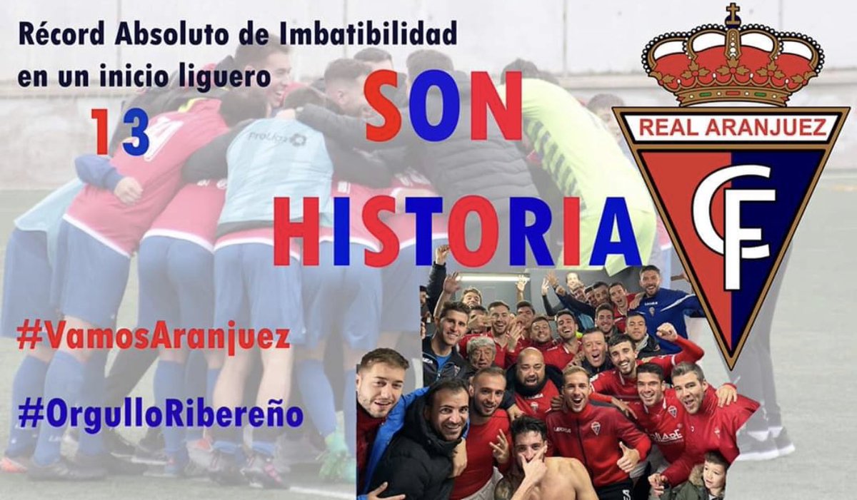 Feliz aniversario <a href="/realaranjuez/">Real Aranjuez CF</a> 75 años de historia viva!! ❤️